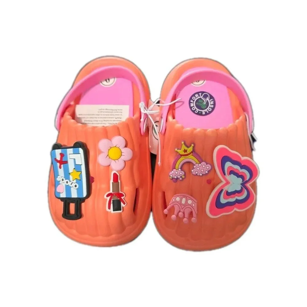 Pacific Dreams Kids Orange‎ Rubber Clogs Water Shoes Size 9 New with Tags